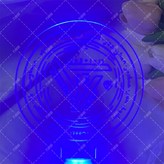 SEVENTEEN圓形（藍色短款） × 1個
