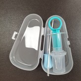 藍色套裝(喂藥器量杯刷子滴管收納盒):如圖 × 1個