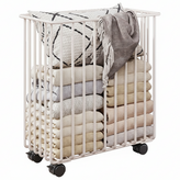 틈새세탁바구니 화이트 × 1개