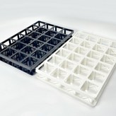 02.24구 연결 트레이 + 받침 세트 화이트 × 1개