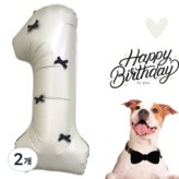 블랙리본 70cm 숫자 1