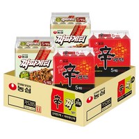 농심 신라면 10개 + 짜파게티 10개 세트