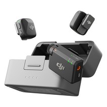DJI 무선 Mic Mini 송신기 2개와 수신기, 충전 케이스 세트 상품 이미지