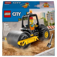 레고 시티 60401 건설용 스팀롤러, 혼합색상, 1개