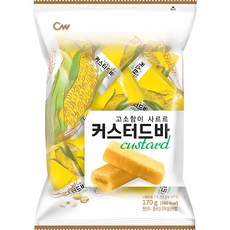 청우식품 커스터드바, 170g, 2개