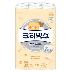 Kleenex 舒潔 KAKAO柔軟三層捲筒衛生紙 30m, 1袋, 30捲