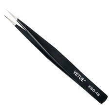 VETUS 直式鑷子 ESD-16, 1個, 單一顏色