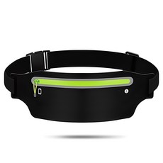 C-roy 超輕量防水運動腰帶, 螢光黑, 1個