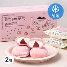 쿠캣 딸기쏙우유 찹쌀떡 (냉동), 60g, 9개입, 2개