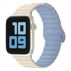 SKY 팔레트 스마트워치 마그네틱 실리콘 스트랩, 오션 베이지, 1개