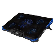 NOVELVIEW 遊戲筆記型電腦冷卻散熱器支架, 藍色