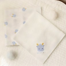 Baby & I 嬰兒棉質圖案 6件 + 點 4件手帕套裝