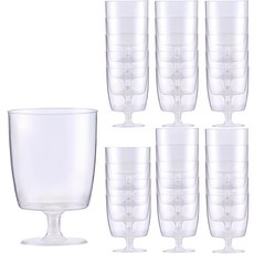 現代塑膠紅酒杯, 1入, 210ml, 30個