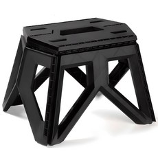 Ttabongoppa 便攜式露營用折疊椅, 1張, 黑色