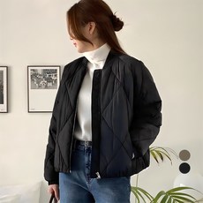 afinar 女款絎縫鋪棉飛行外套