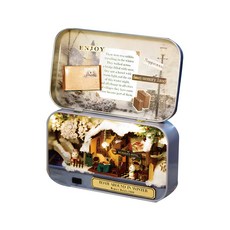 DIY微型錫盒, 冬天的童話, 1組