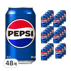 롯데칠성음료 펩시 콜라캔 업소용, 355ml, 48개