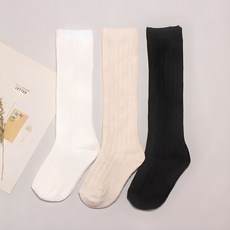 DRESSHOUSE 孩童羅紋及膝襪 3雙