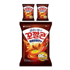꼬깔콘 매콤달콤한맛, 67g, 3개