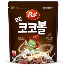 Post 穀物可可球脆片, 1kg, 1包