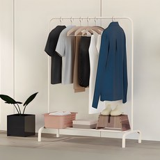 HABITY 簡約基本款立式衣架, 哈比蒂白