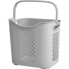 손잡이가 편리한 빨래바구니, 그레이