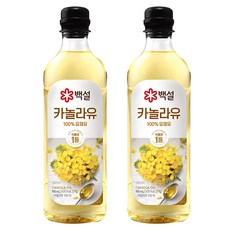 CJ BEKSUL 白雪 芥花油, 900ml, 2個