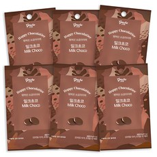 행복한쇼콜라띠에 밀크초코, 100g, 6개