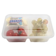 野餐屋耐熱 S 3 隔層一次性飯盒本體+蓋子, 10個, 1套