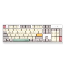 씽크웨이 토체프 301 유무선겸용 저소음 104키 풀배열 기계식 키보드, 저소음 적축, 컬러블럭