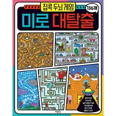미로 대탈출: 집콕 두뇌 게임 (136개), 계림북스