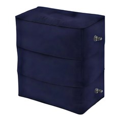 旅行用3層充氣腳墊, 海軍藍