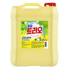 Trio 洗碗精, 檸檬香, 14kg, 1入