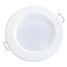 플럭스 확산형 LED 다운라이트 8W, 화이트 + 주광색, 1개