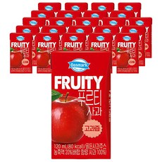 Dongwon Denmark FRUITY蘋果汁, 120ml, 24入