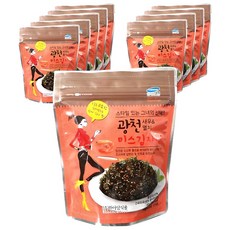 한아담식품 미스김자반 광천 새우 멸치, 40g, 10개