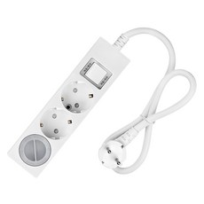 SWEET HOME 韓國製造過載保護省電延長線3孔+安全蓋1p, 0.7m, 單一顏色, 1套