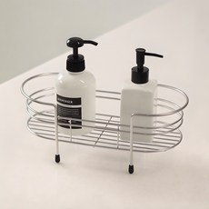 Stenfactory 不鏽鋼單層洗髮精置物架, 單一顏色