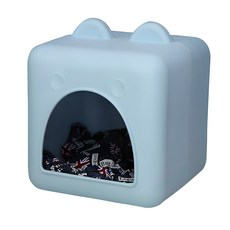 Redpuppy 瑞秋寵物硬睡墊, 淡藍色