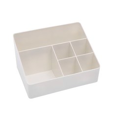 6格化妝品收納架 白色, 1個