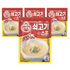 오뚜기 쇠고기 스프, 80g, 4개