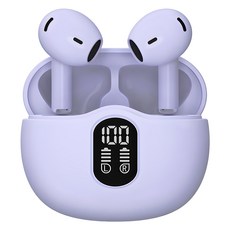 블라우풍트 Ai ENC 노이즈캔슬링 LED 블루투스 5.4 오픈형 이어폰 BLP-BE363P 퍼플 15시간 방수가능