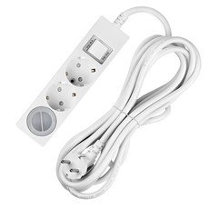 SWEET HOME 韓國製造過載保護整合省電型延長線3孔 + 安全蓋1p, 7m, 單一顏色, 1套