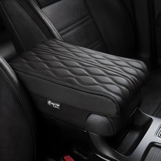 MAYTON 車用扶手高級中控台記憶棉坐墊, 黑色, 1個