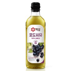 CJ BEKSUL 白雪 葡萄籽油, 900ml, 1瓶