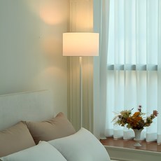 comet 簡約風室內落地燈 + LED燈泡組, 白色(落地燈)