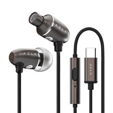 AZLA DAC搭載AIM Type C有線耳機, 槍色, SE1500