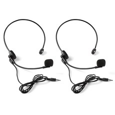 ZioBiz 有線高性能頭戴式麥克風 2入, 單一商品