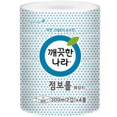 KleanNara 可綠納樂 ECO雙層大捲筒衛生紙, 300m, 4捲, 1袋