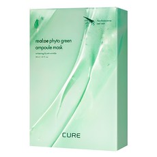 KIMJEONGMOON-ALOE Phyto green安瓶精華面膜, 10片, 1盒